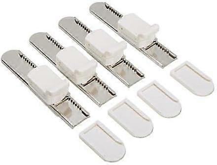 Skydevindue og dørlås 4 stk.