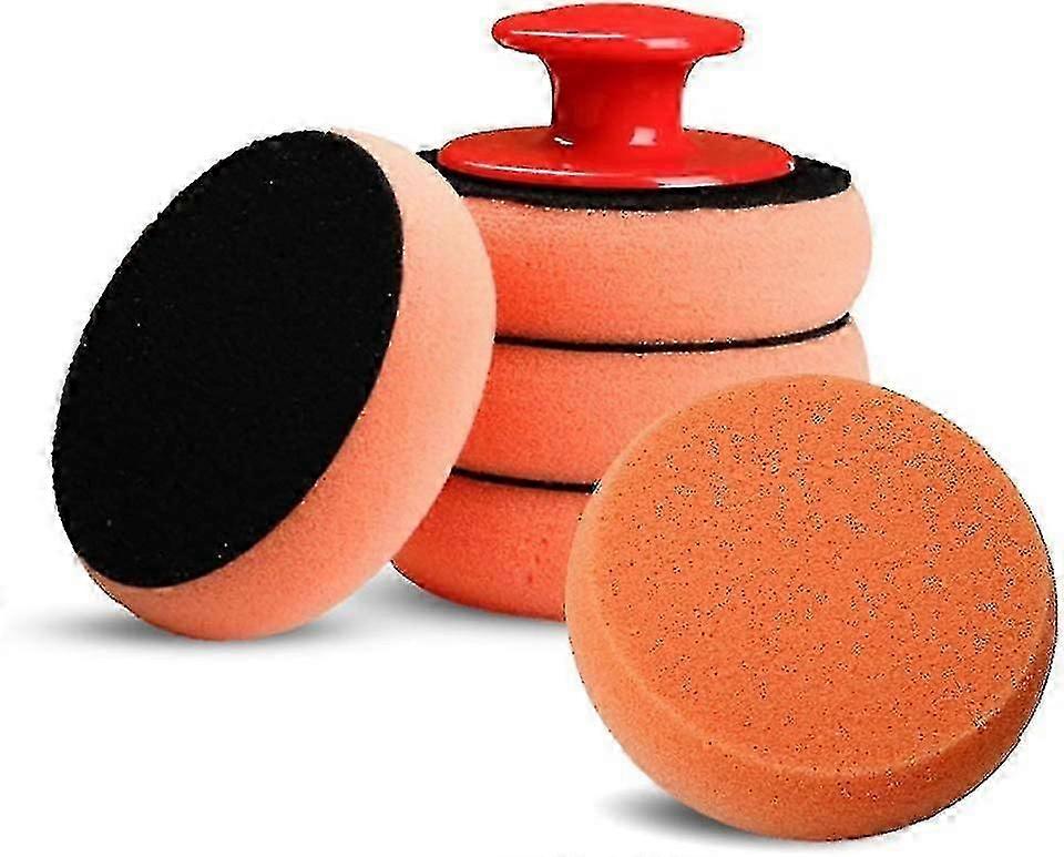 6pcs Car Wax Applicator Pads Kit, Soft Sponge Foam Waxing Pad June 6.15