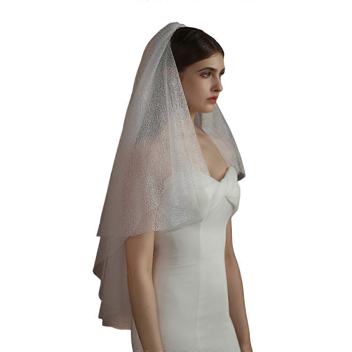 Wedding veil, white, 1 pc.，914