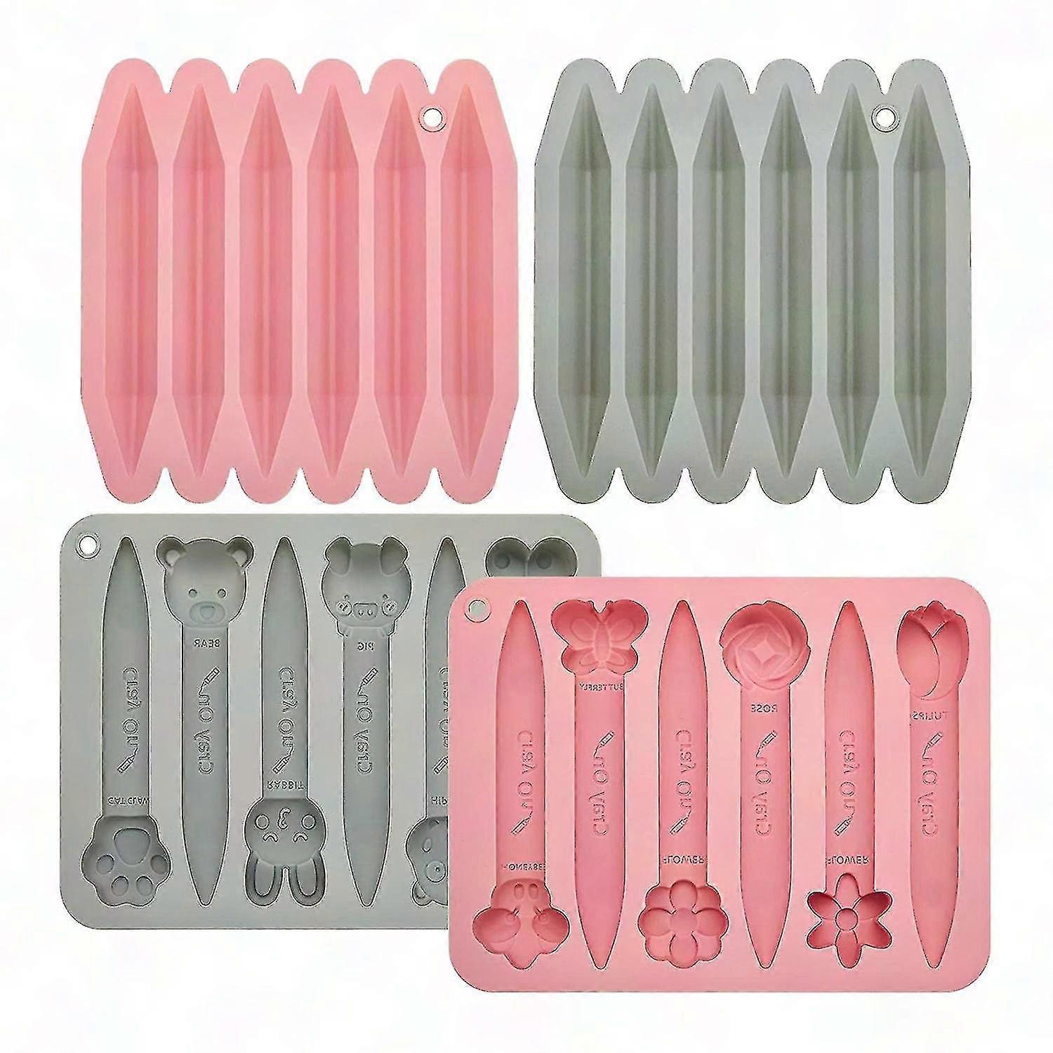 Assorted 3D Silicone Chocolate Molds