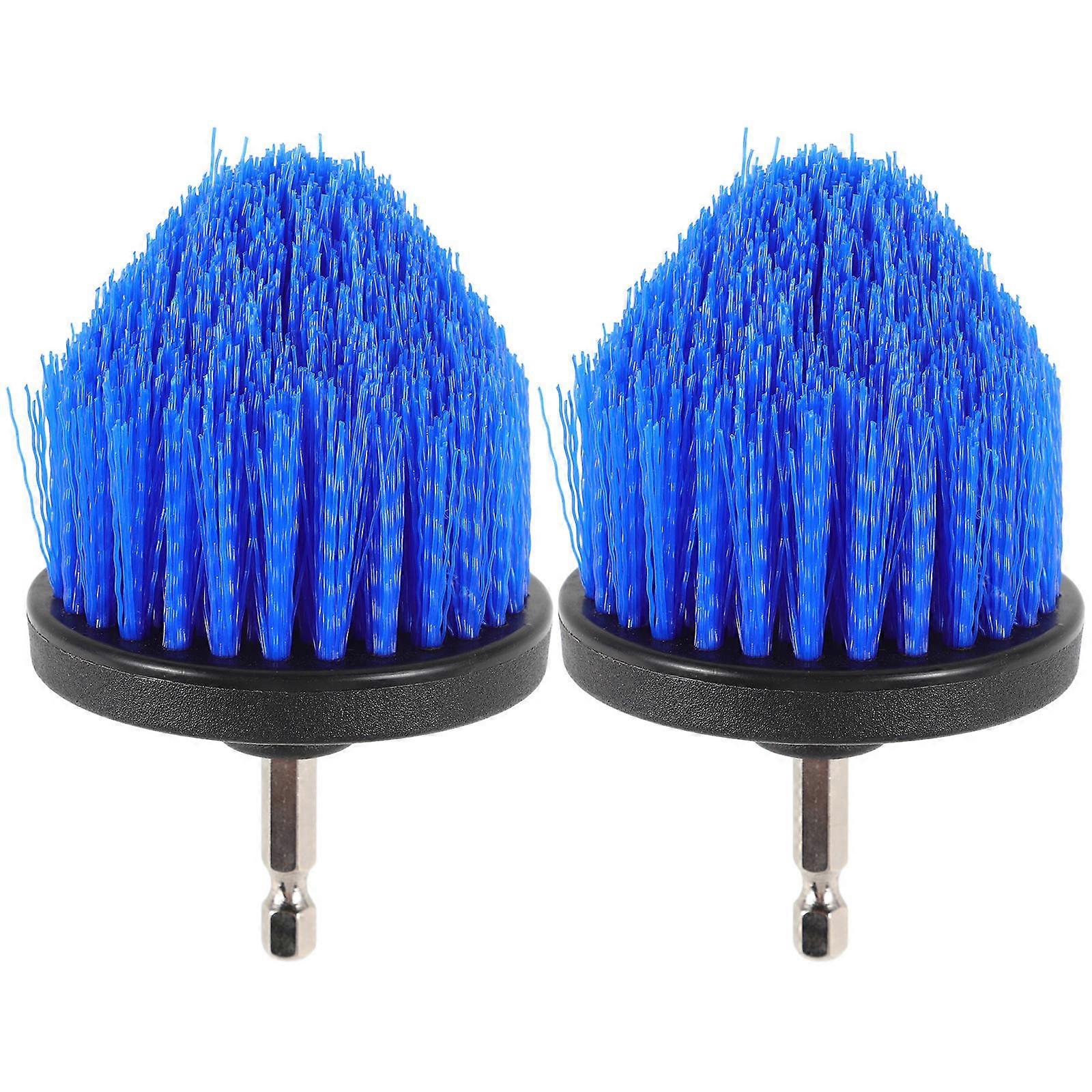 Detailing Drill Brush Multifunctional Cleaning Brush Corner Cleaning PP Material Steel Core 2Pcs