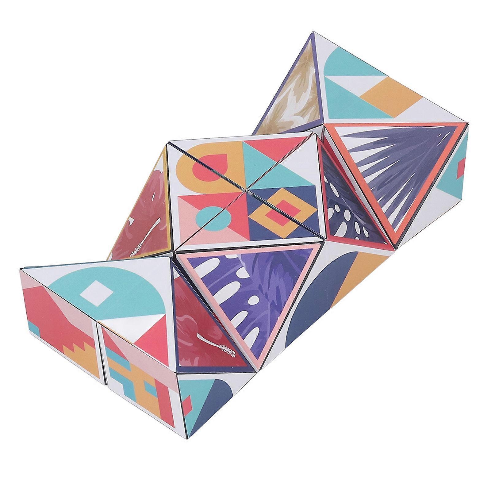 Magnetic Speed Puzzle Toy Relieve Stress Portable Turning Intelligence Shifting Speed Puzzle 