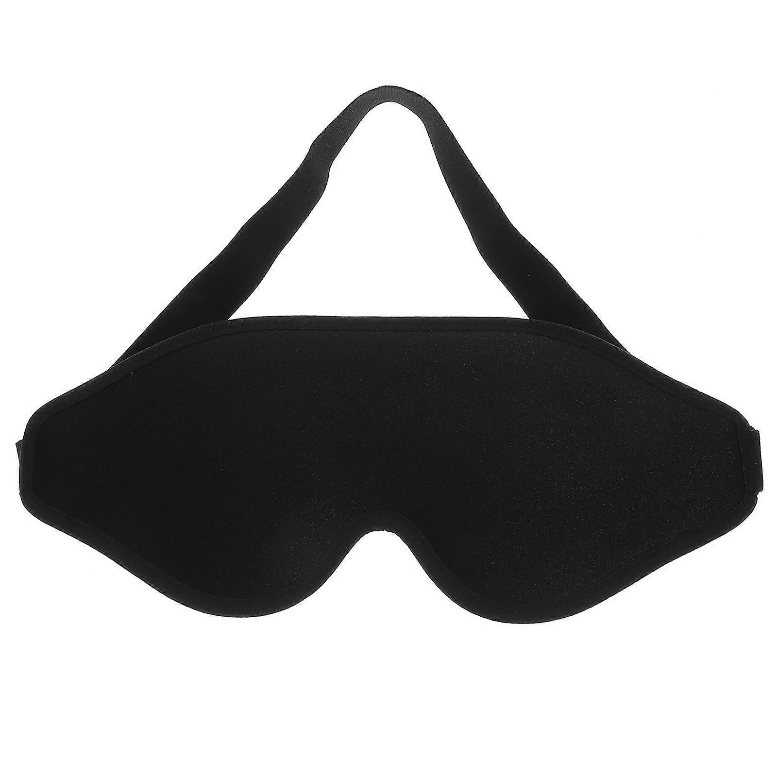 Sleeping Eye Mask Lightproof Eye Cover Memory Foams Yoga Fabric Eye Mask For Travel Napping Sleeping 10×4.1×0.8in 1Pack