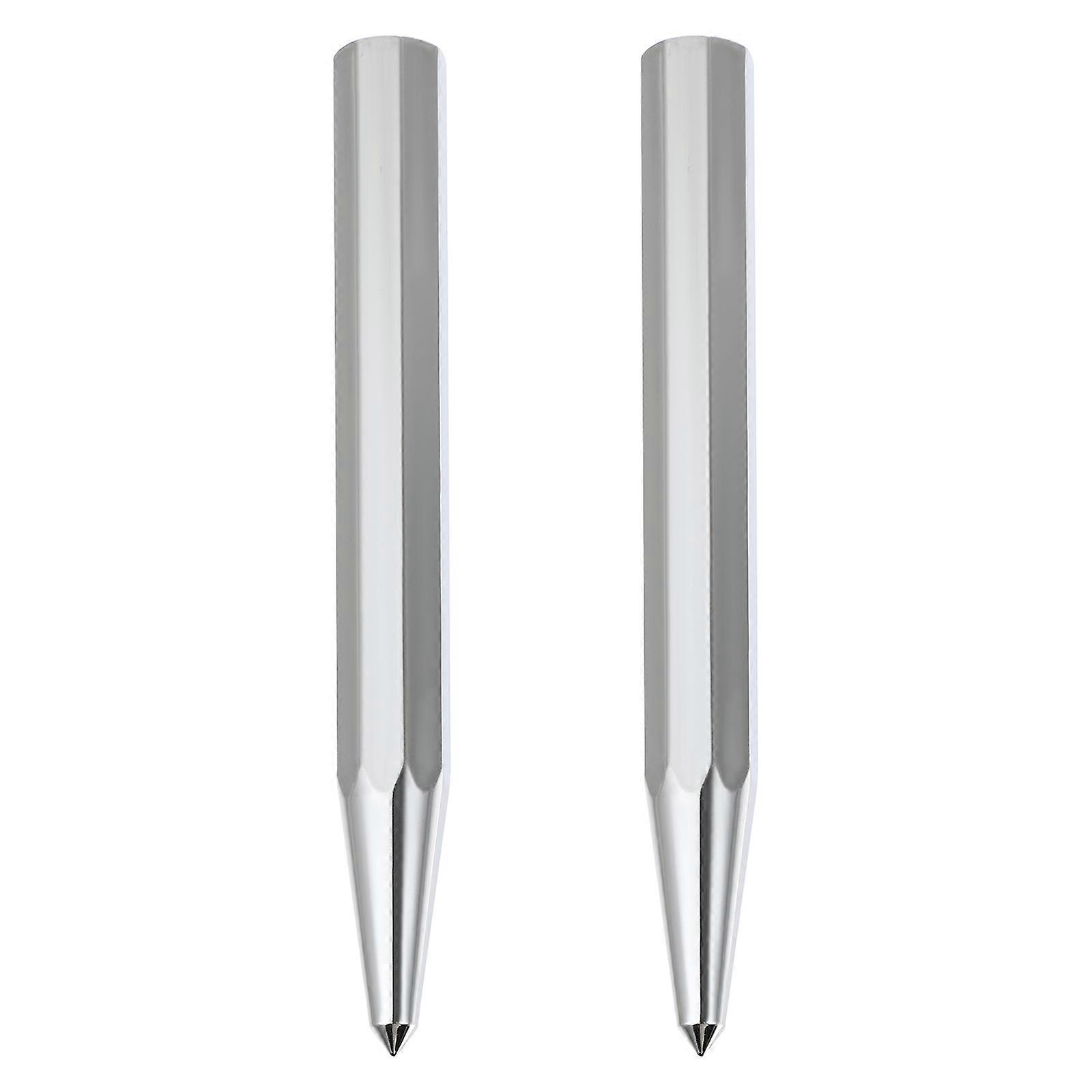 Precision Punch Tool High Carbon Steel Center Punch Handy Users Wood Work Cylindrical Positioning 2Pcs