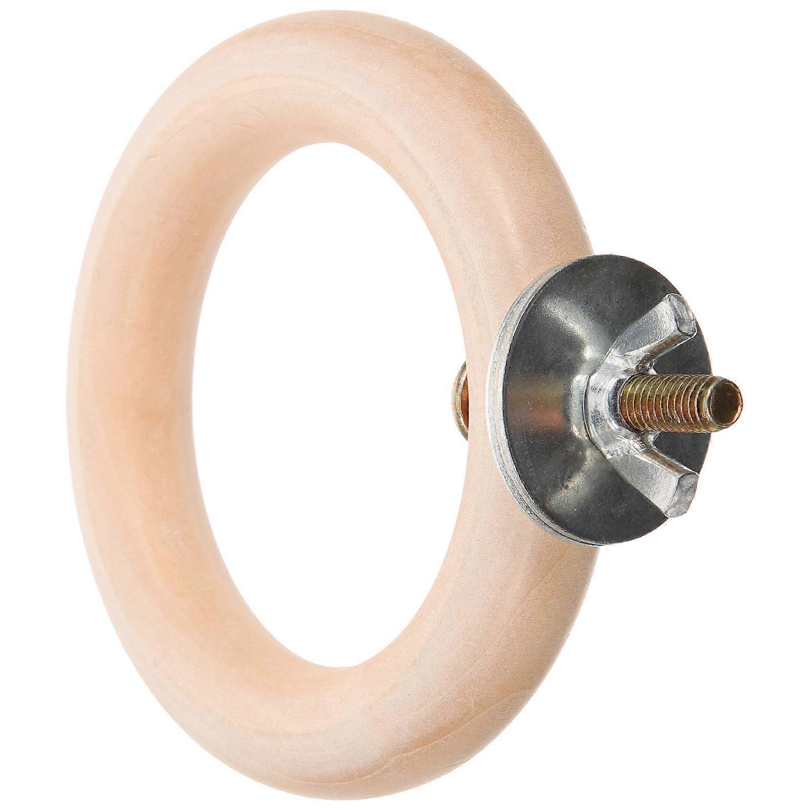 オウムパーチおもちゃバードケージスティック円形噛むおもちゃクライミングおもちゃペットオーナー1個