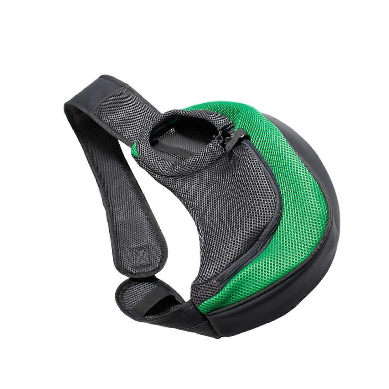Pet Carrier Shoulder Bag Polyester Portable Cross-Body Pet Tote for Dogs and Cats Green Durable Lightweight