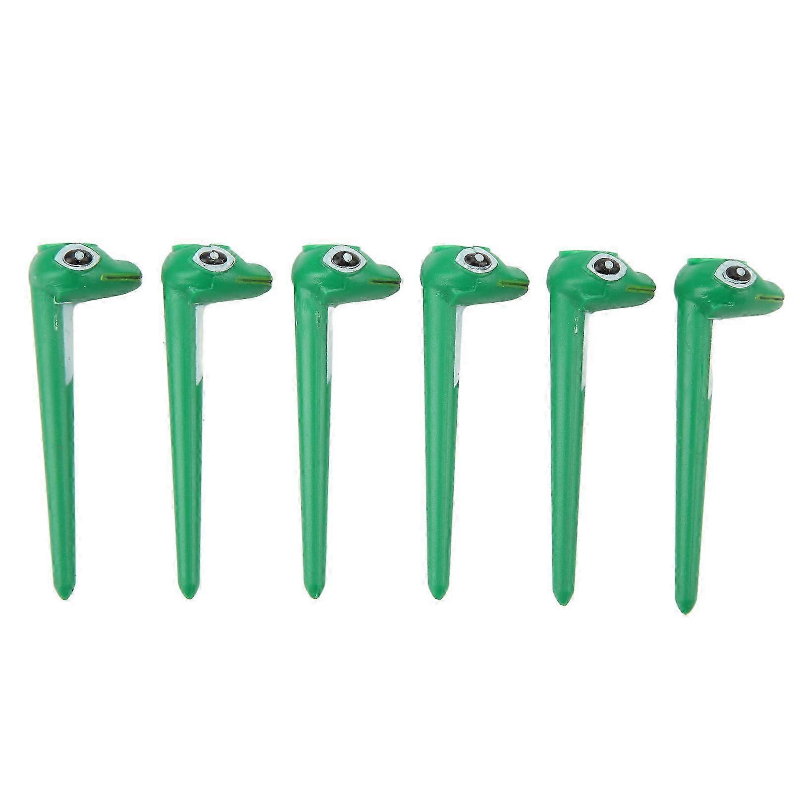 6pcs Golf Tees Plastic Cartoon Shape Ball Professional Practice Pack Snake