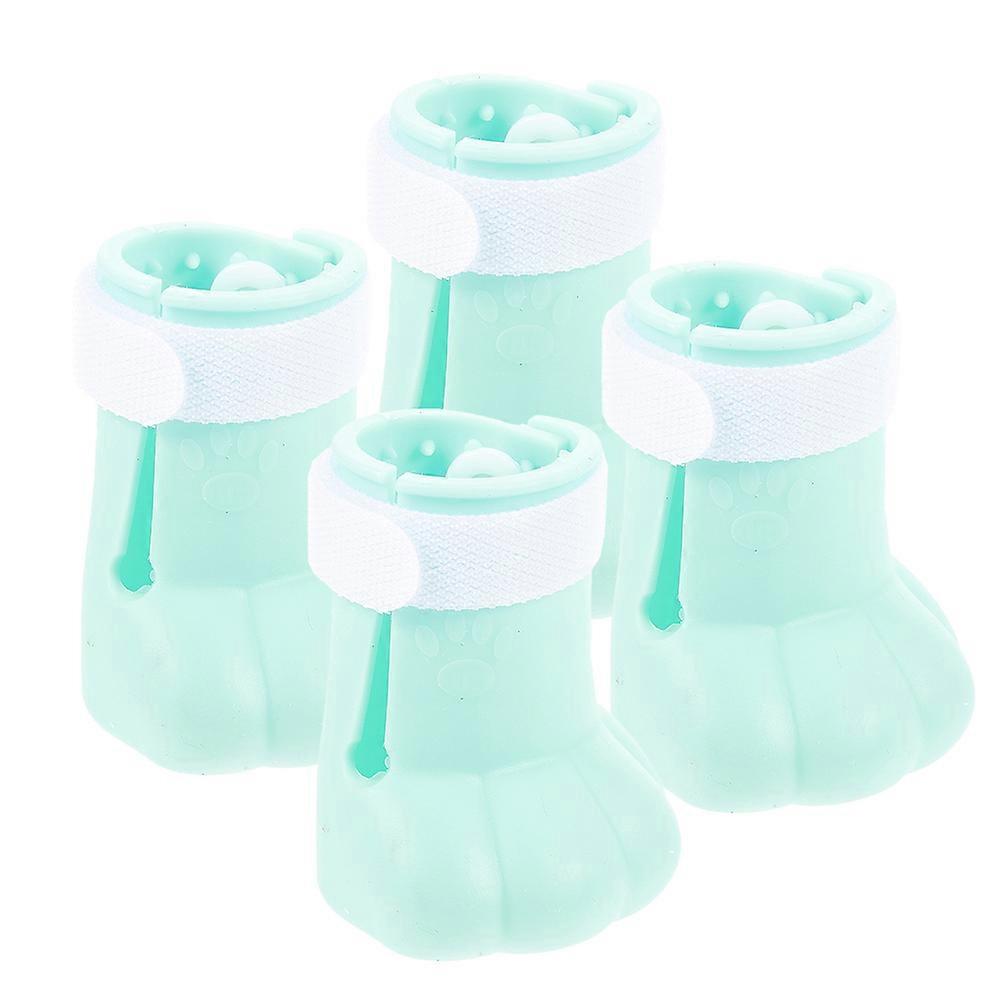 Cat Booties To Prevent Scratching Adjustable Sticky Strap Design Bathing Hospital Visits Cats 4Pcs