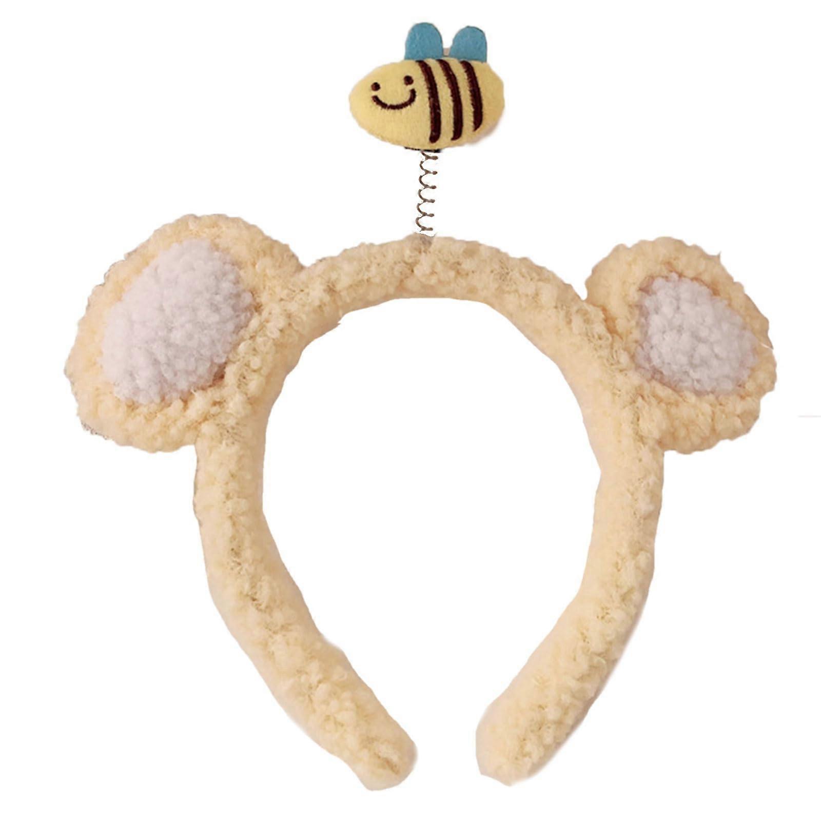 Stylish Cartoon Ear Headwear Hair Bands for Proms, Birthdays, Halloween Parties - Festive Yellow Hair Accessories