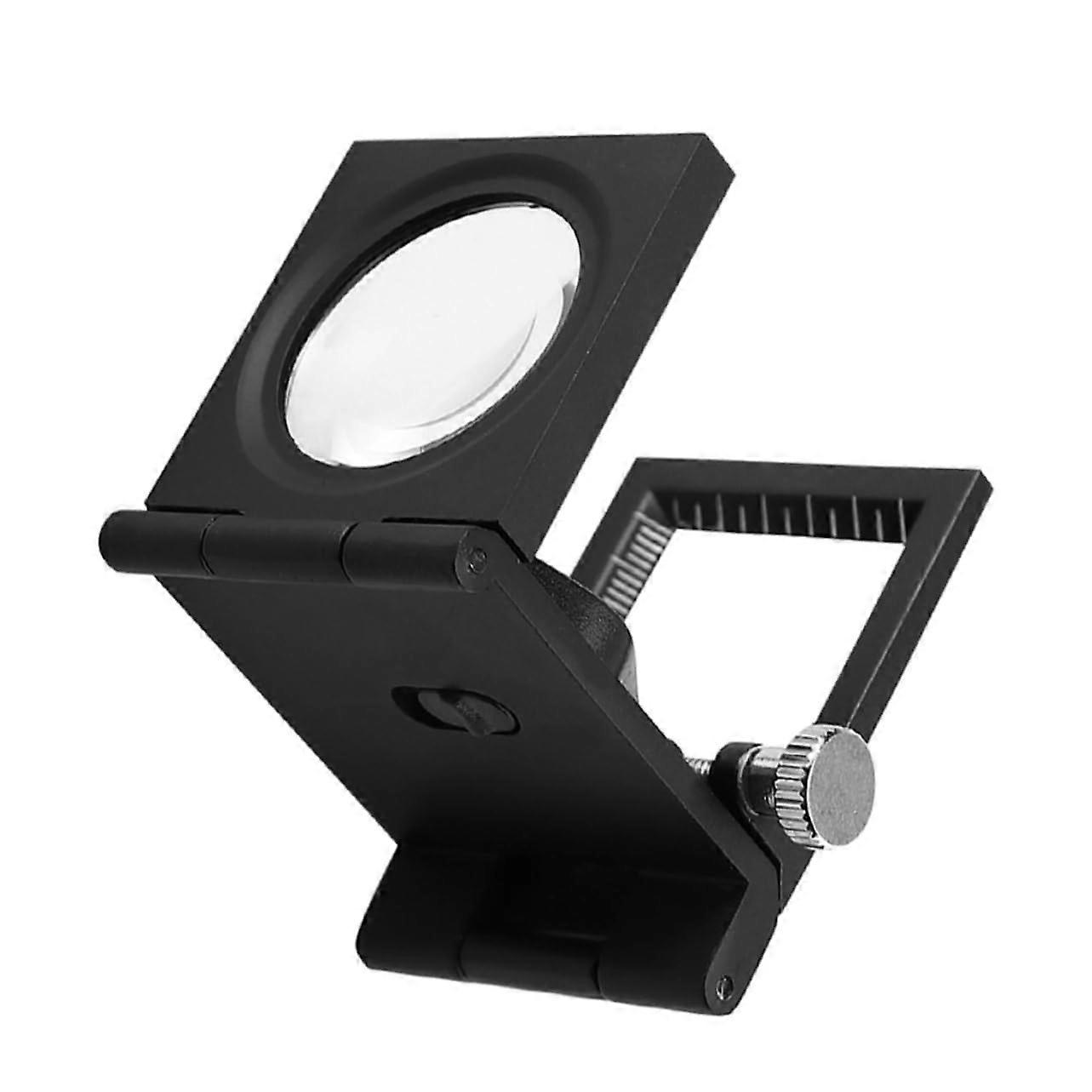 Desktop Magnifying Glass Triple with Integrated Pointer Function Magnifying Glass for Jewellery Lovers and Collectors for Precise Measurements