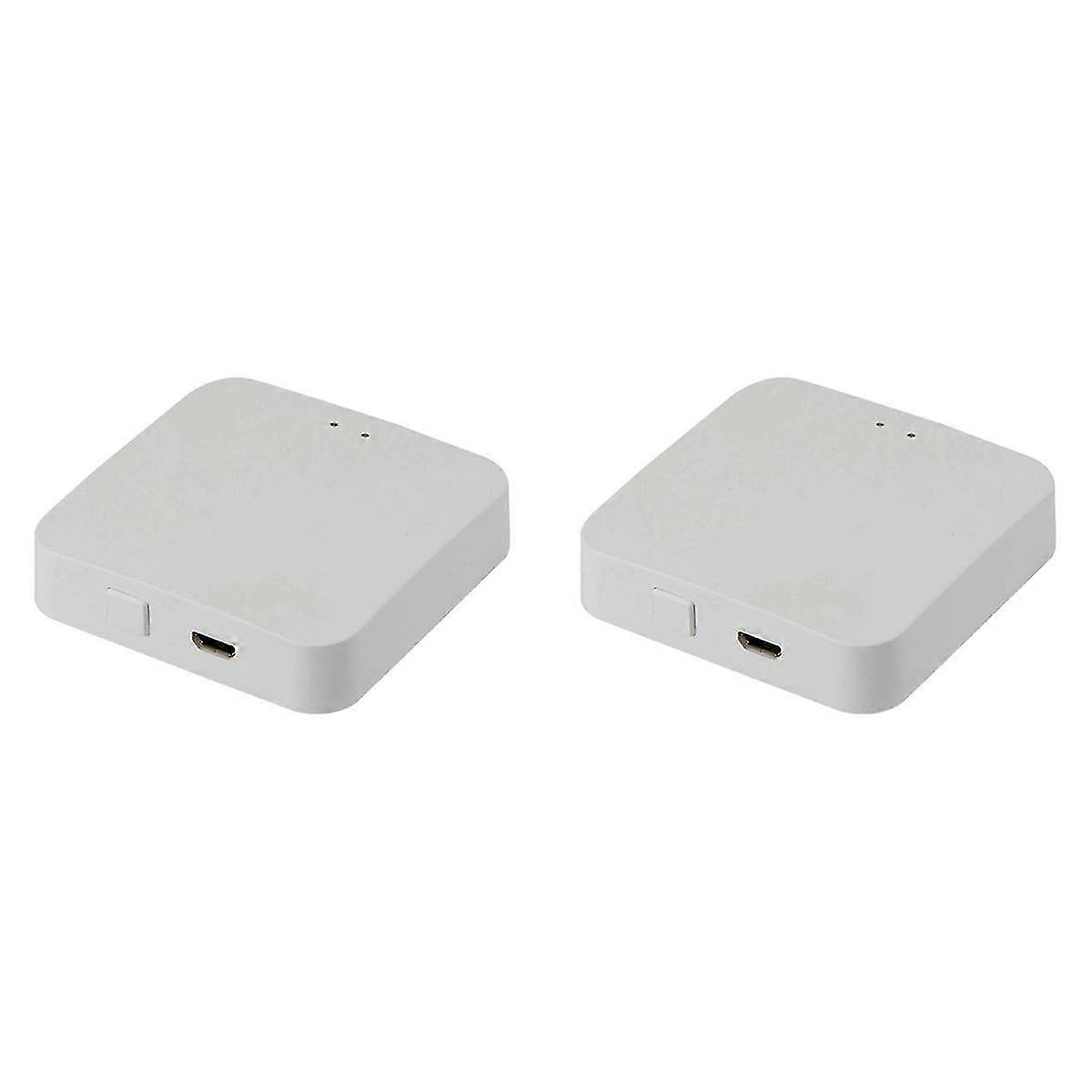 2X Tuya Zigbee Gateway Hub Wireless Smart Home Bridge Smart Life Remote Control Zigbee Protocol Work