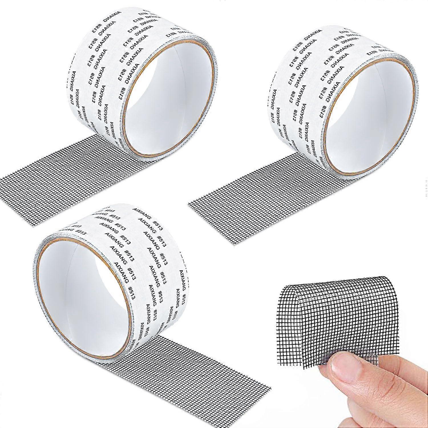 Fly Screen  Tape 3 Rolls 5 cm x 2 m SelfAdhesive Insect Protection