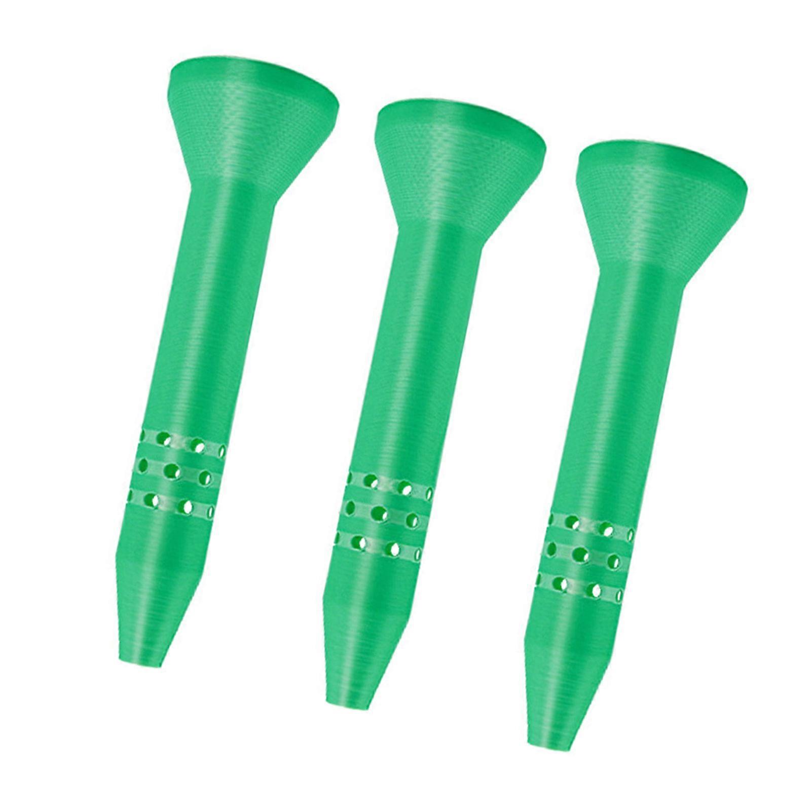 Plastic Root Irrigation Spikes 3Pieces Precise Watering Tool Waterer Spikes for Potted Plant and Balcony Garden Use Multicolor