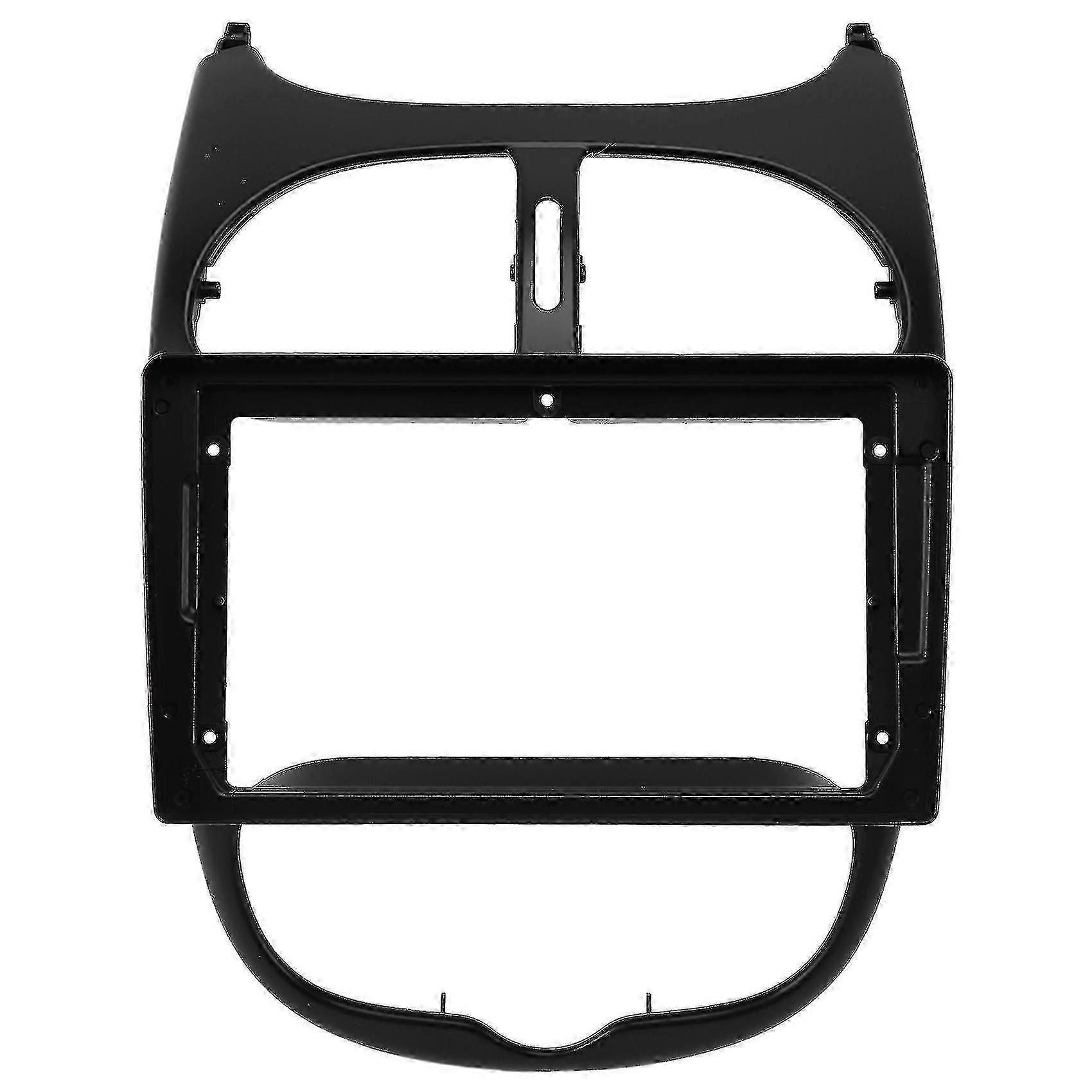 9 ιντσών 2DIN πλαίσιο ραδιοφώνου για Peugeot 206 20042008