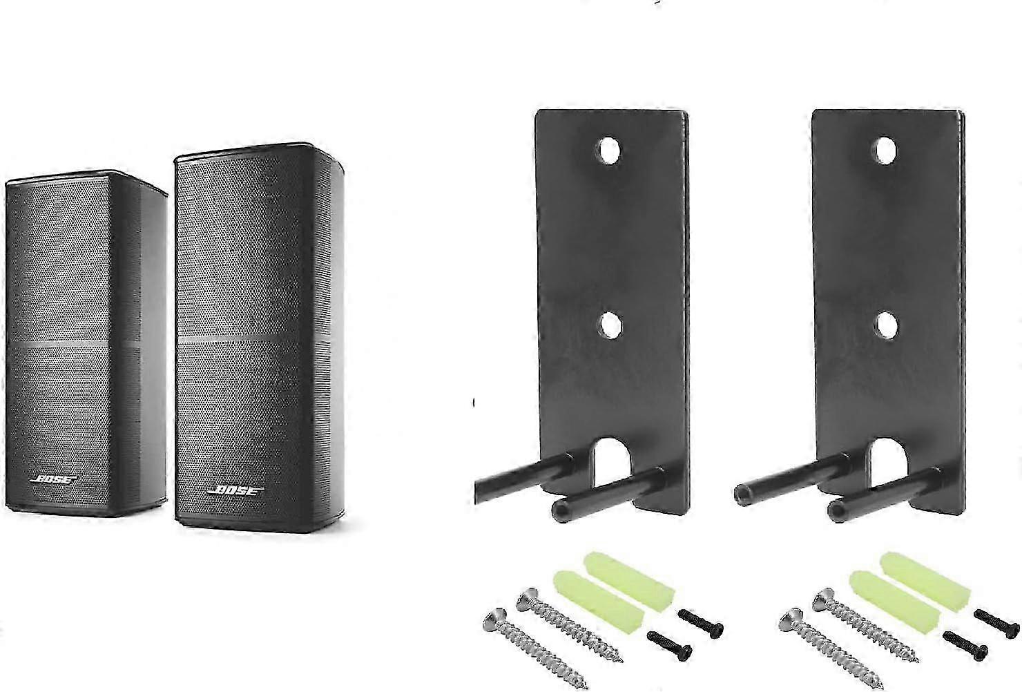 Bose OmniJewel 650 和 Surround 700 扬声器壁挂支架（1 对）- Bose 家庭影院的替换支架