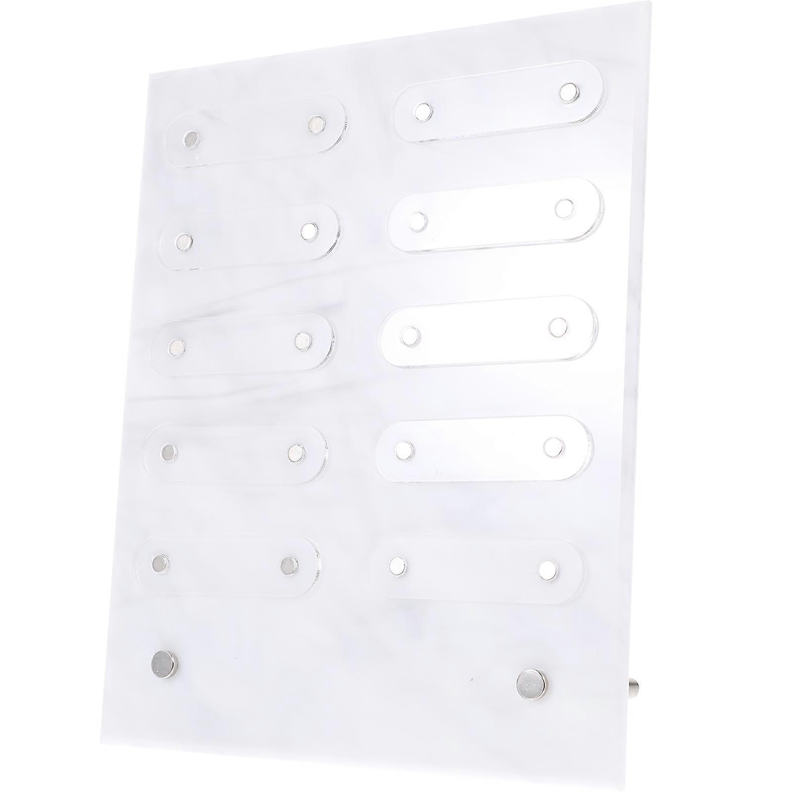 Salon Nagel Display Stand Abnehmbarer Nagel Probe Display Stand Shop Display Marmor Muster 20 * 16cm 1Pcs