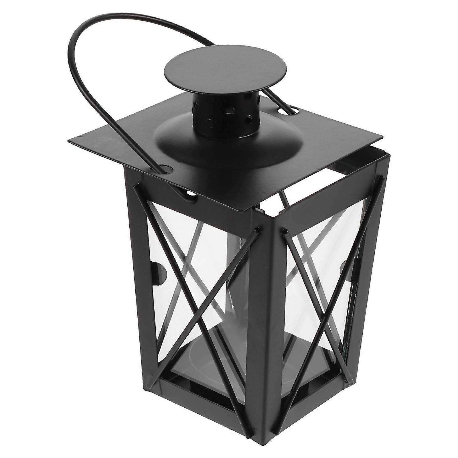 Vintage Candle Lantern Stand Romantic Home Decor for Weddings, Parties & Special Events – Unique Tealight Holder with Handle for Warm Atmosphere