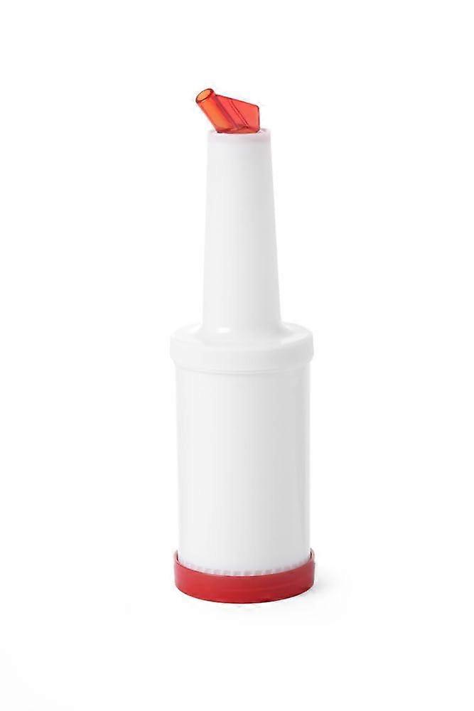 Storage Bottles, Bar, Interchangeable Spout and Lid, Dishwasher Safe, 0.8 L, Red