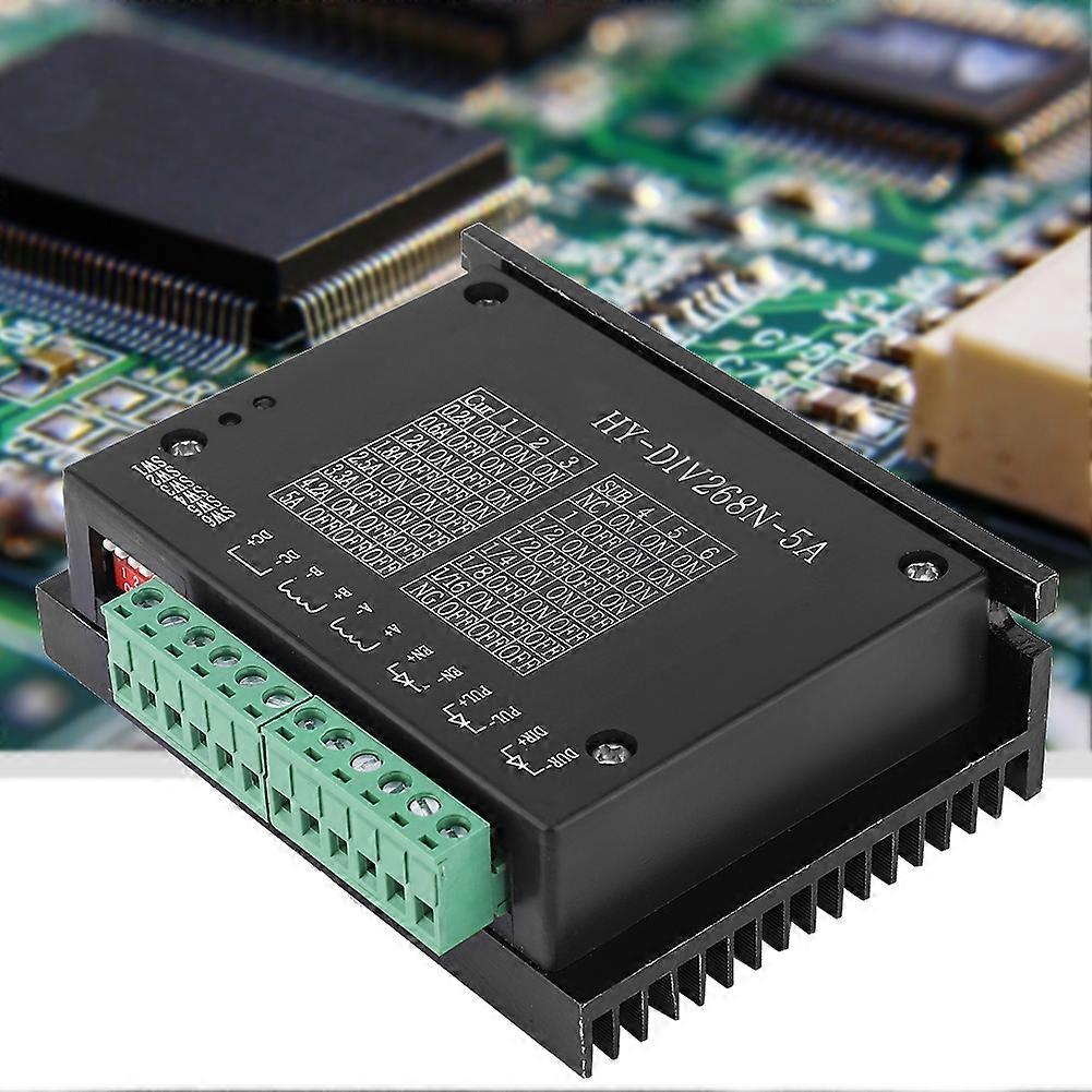 Hybrid Stepper Motor Driver Two Phase CNC Controller 0.2-5A TB6600 DC12-48V Input