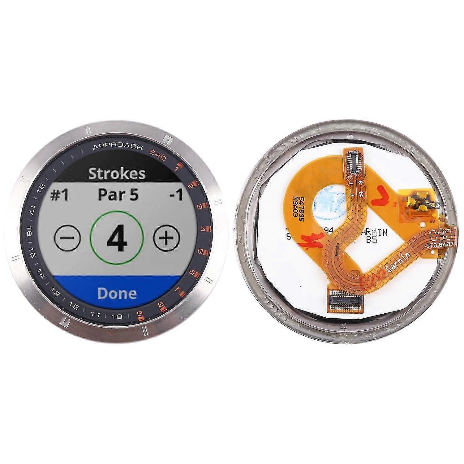 2025 För Garmin Approach S40 Original LCD-skärm + pekskärm