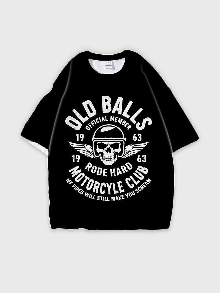 Tricou cu gât rotund Model lejer mânecă scurtă E430