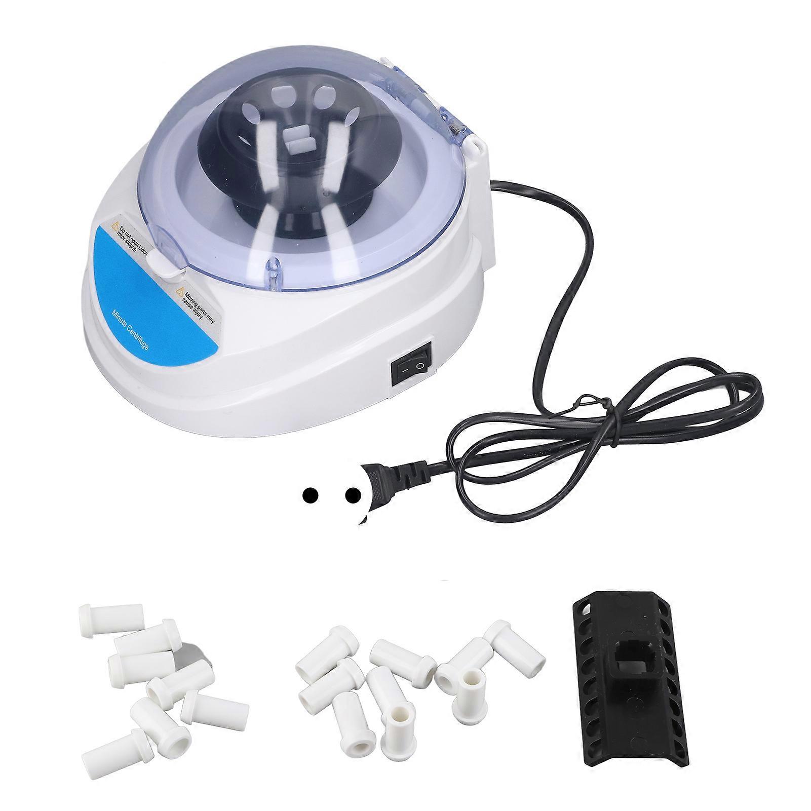 Mini Centrifuge 4000rpm Maximum 810xg Low Noise Portable Desktop Centrifuge Machine for Laboratory 100‑240V EU Plug