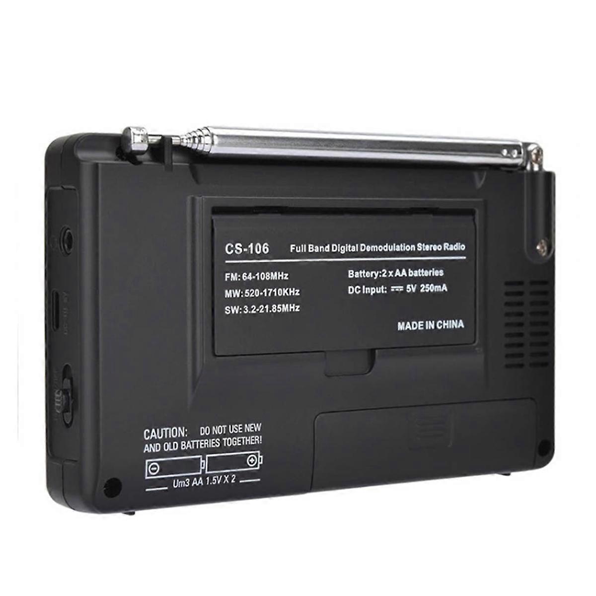 Full Band Radio AM/SW/LW/TV/FM Radio Full Frequency Receiver