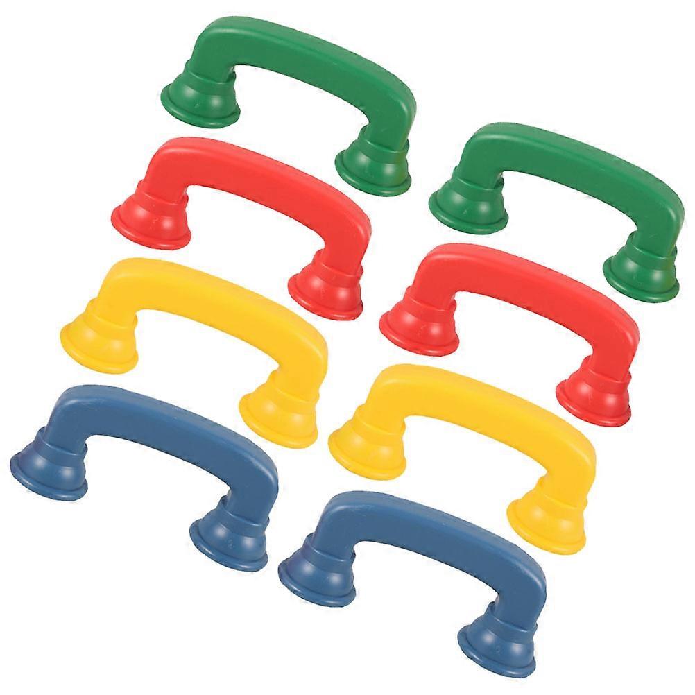 8pcs Plastic Reading Phones Auditory Feedback Classroom Model Colored Speech Toy for Children Pronunciation Tool