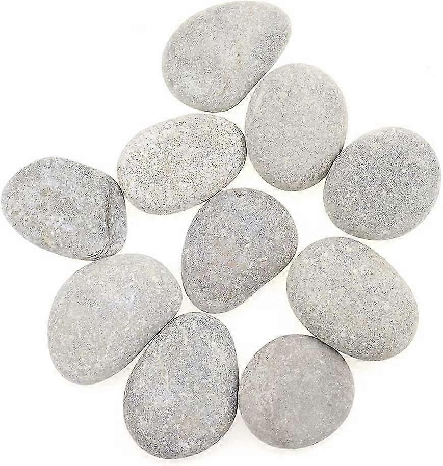 Beach Pebbles for Painting 10 Pcs Smooth Large Stones(30-50 mm)