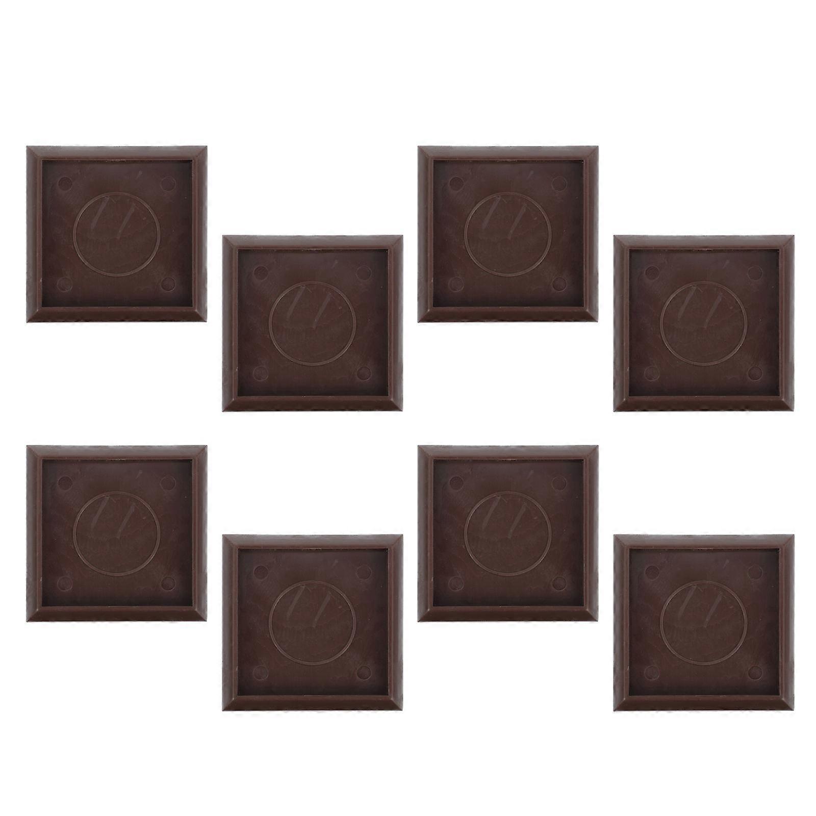 Square Furniture Pads Furniture Stabilization Office Use 6.4X6.4X0.8CM 10Pcs