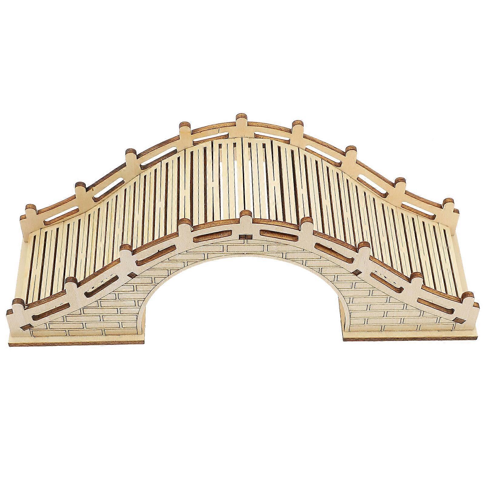 Wooden Arch Bridge DIY Assembly Kit – Educational Science Toy for Creative Learning and Parent Child Bonding