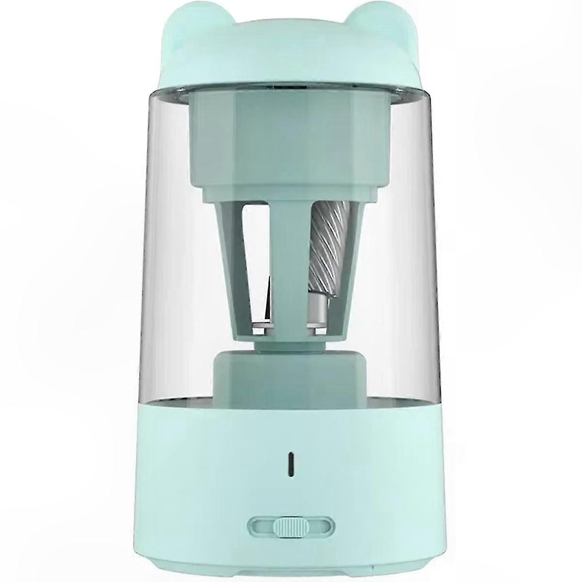 Cartoon-Themed Automatic Pencil Sharpener for Kids, Blue Design