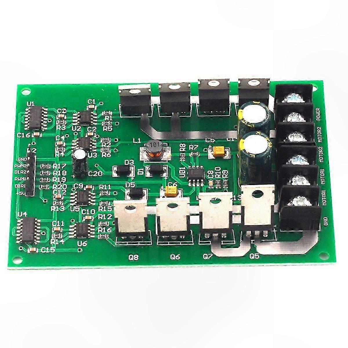 Dual H-Bridge 15A DC Motor Driver Module for Robotics Applications
