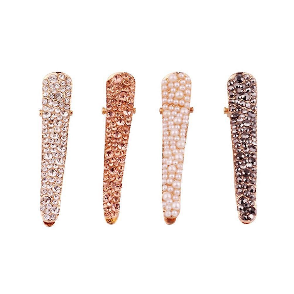 אביזרי שיער נוצצים סיכות לשיער מקור ברווז לנשים בנות 8 יחידות נהדרות למראה יומיומי וקישוט שיער