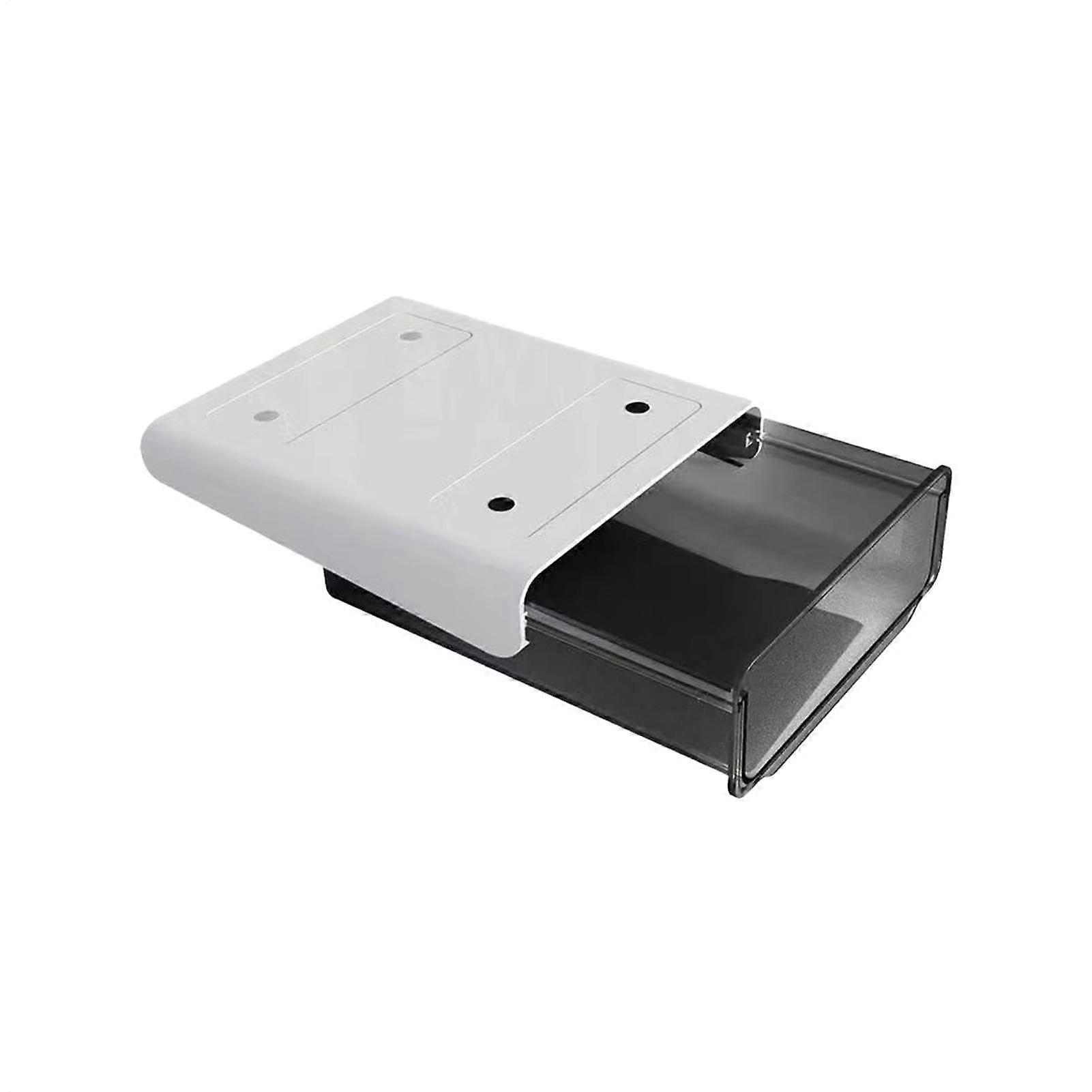 Under DeskDrawer Mount, SelfAdhesive, Hidden Organizer for Desks, Black, Large