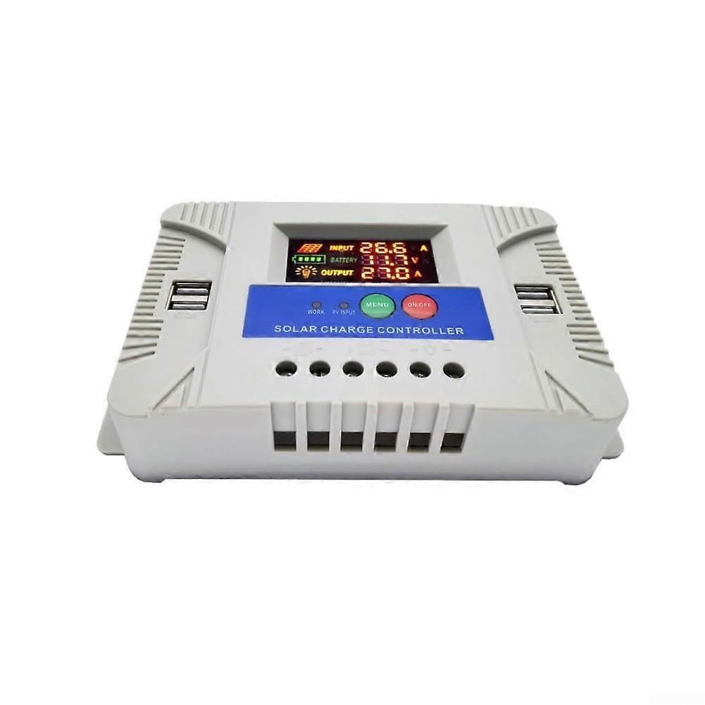 Solar Charge Controller 10-60A With LCD Display, Four USB Outputs, Overload And Reverse-Polarity Protection, TA60