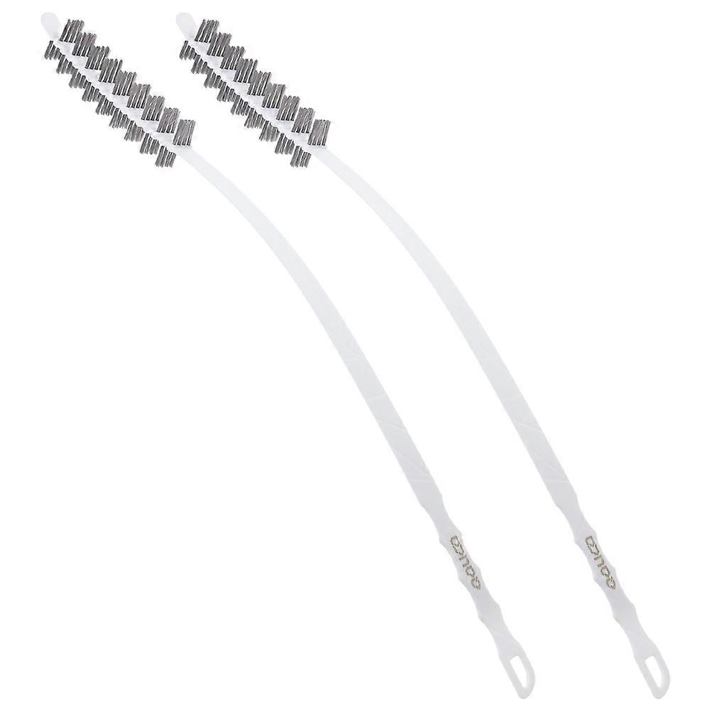 Washing Machine Cleaner Brush for Home in White Made of Durable PP Material 2pcs