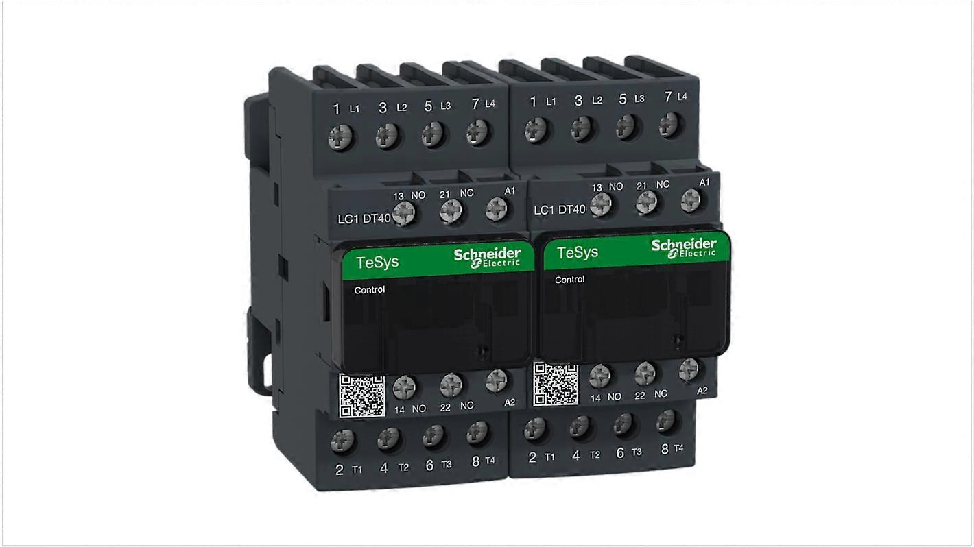 Schneider Contactor 40a 4-pole 220–230v Coil Lc2dt40m7