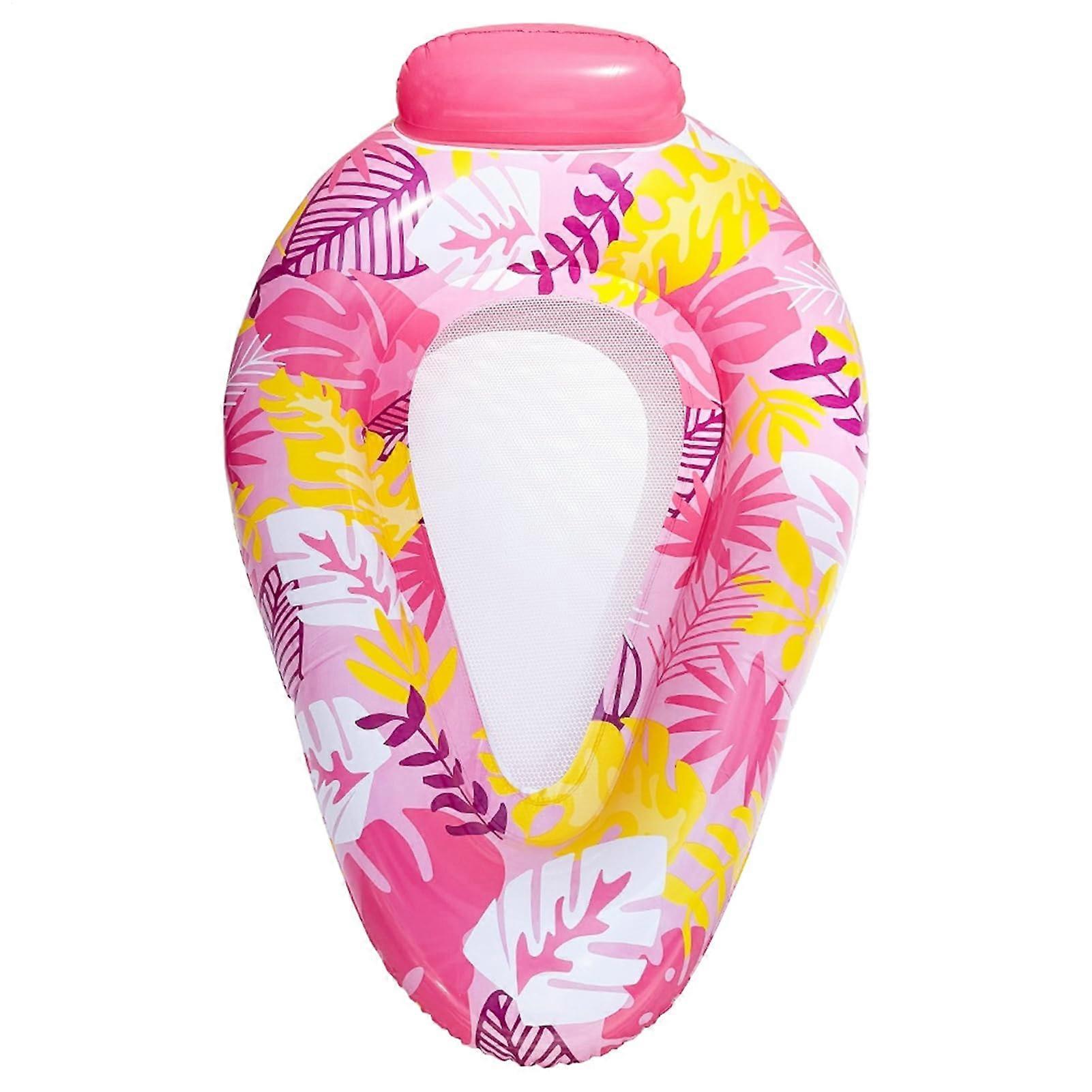 Inflatable Pool Float Hammock Lounge Mat for Lake River Garden Sunbathing Swimming Party