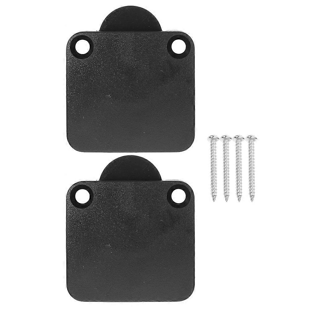 on Off Control Door Wardrobe Light 2Pcs Black Abs for Closet Lighting Kitchen Lighting