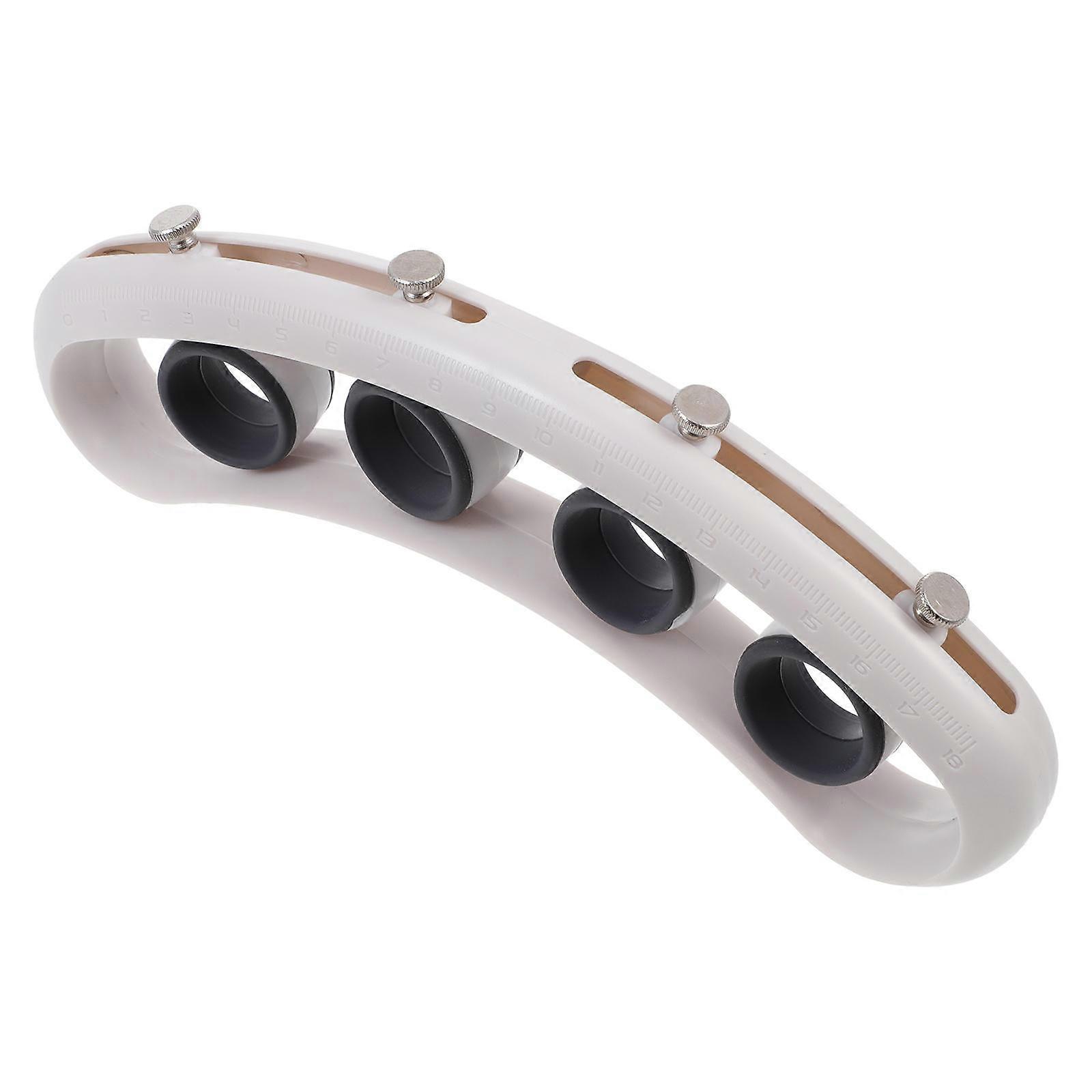 White Ukulele Finger Stretcher Left Hand Trainer for Guitar, Piano & Instruments – Enhances Flexibility & Strength with Smooth Design