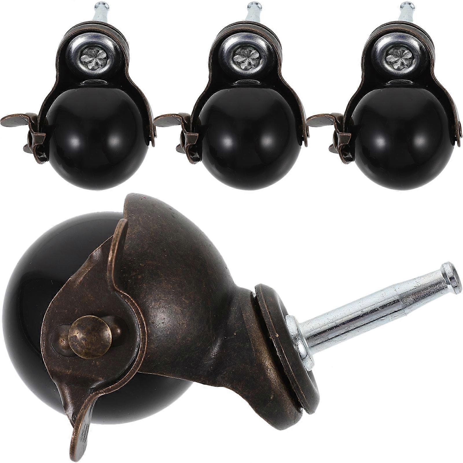 Stem Casters For Home Use Offering Braking System And Silent Operation Ideal For Small Appliances 4 Sets