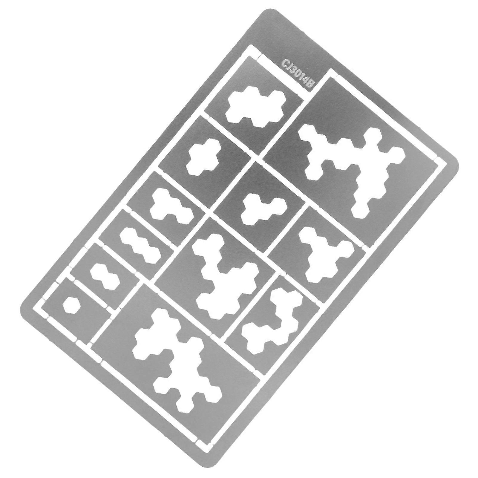 Camouflage Spray Paint Stencil Template for DIY Painting Projects – Reusable, Easy to Clean for Model Enthusiasts and Professionals
