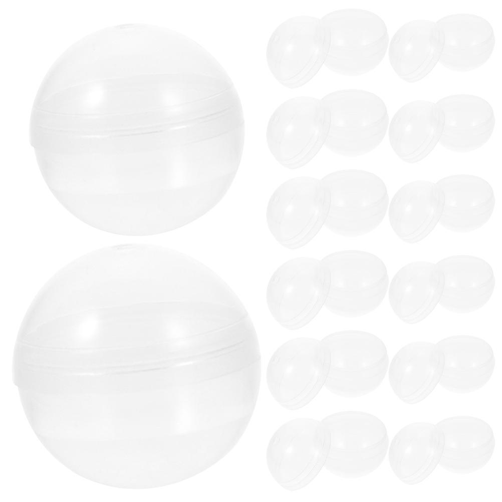 Transparent Plastic Round Box for Storage Use Ideal Collector Display Solution 200pcs