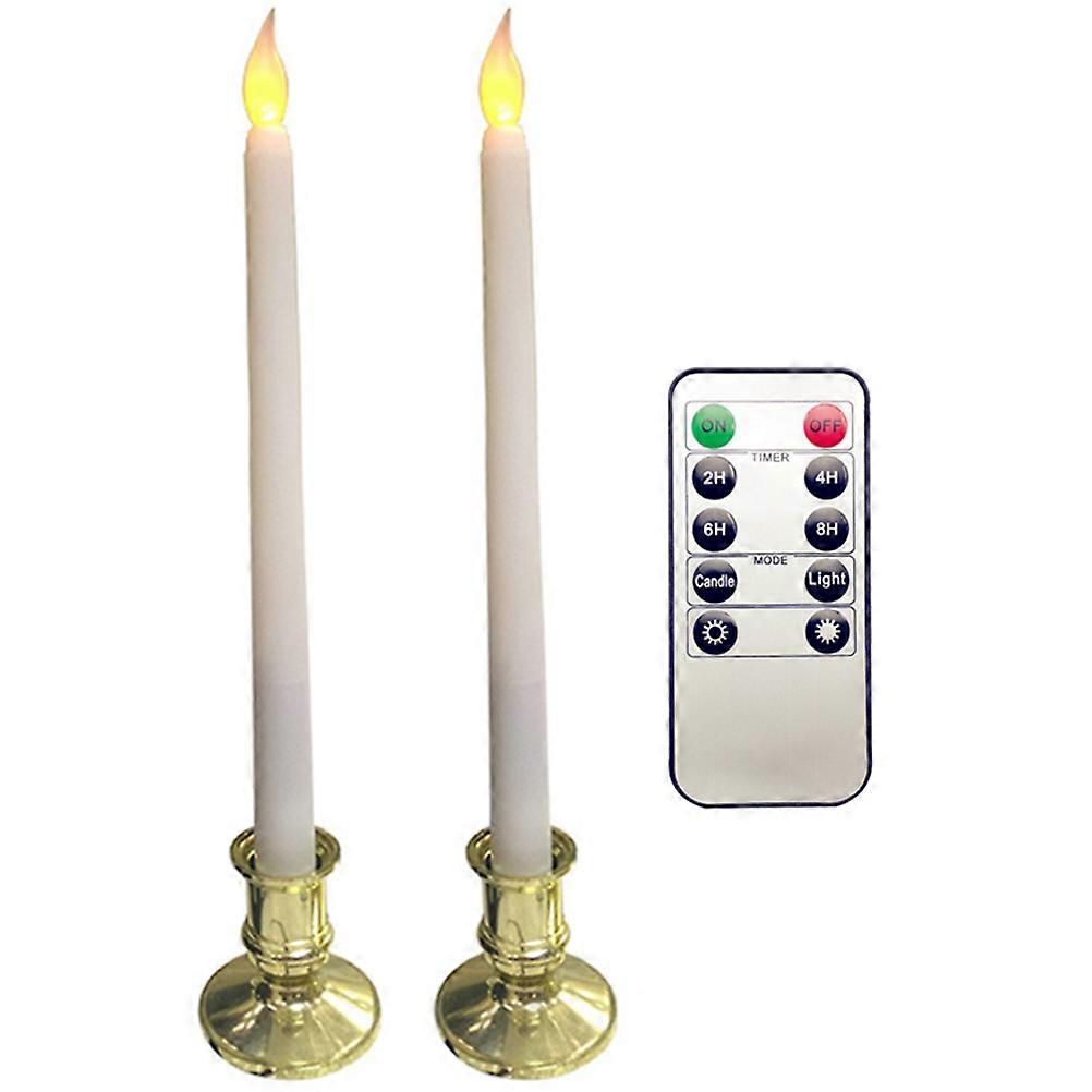 LED Flameless Candle Lights 6Pcs Set With Remote Control For Home Decoration Warm Light Effect Mood Setting Compact Size