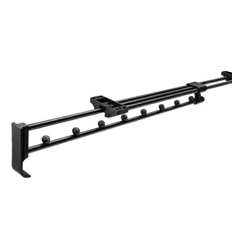 Closet Organizer Pull Out Pants Rack Sliding Rail Wardrobe Storage Solution