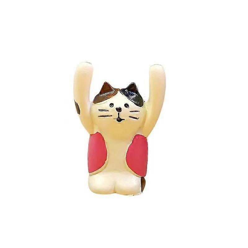 Cute Cat Table Number Holder, Resin Animal Place Card Clip for Office