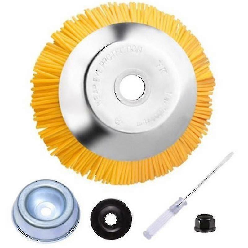 Nylon Brush Trimmer, 200mm Outer Diameter, 25.4mm Inner Hole