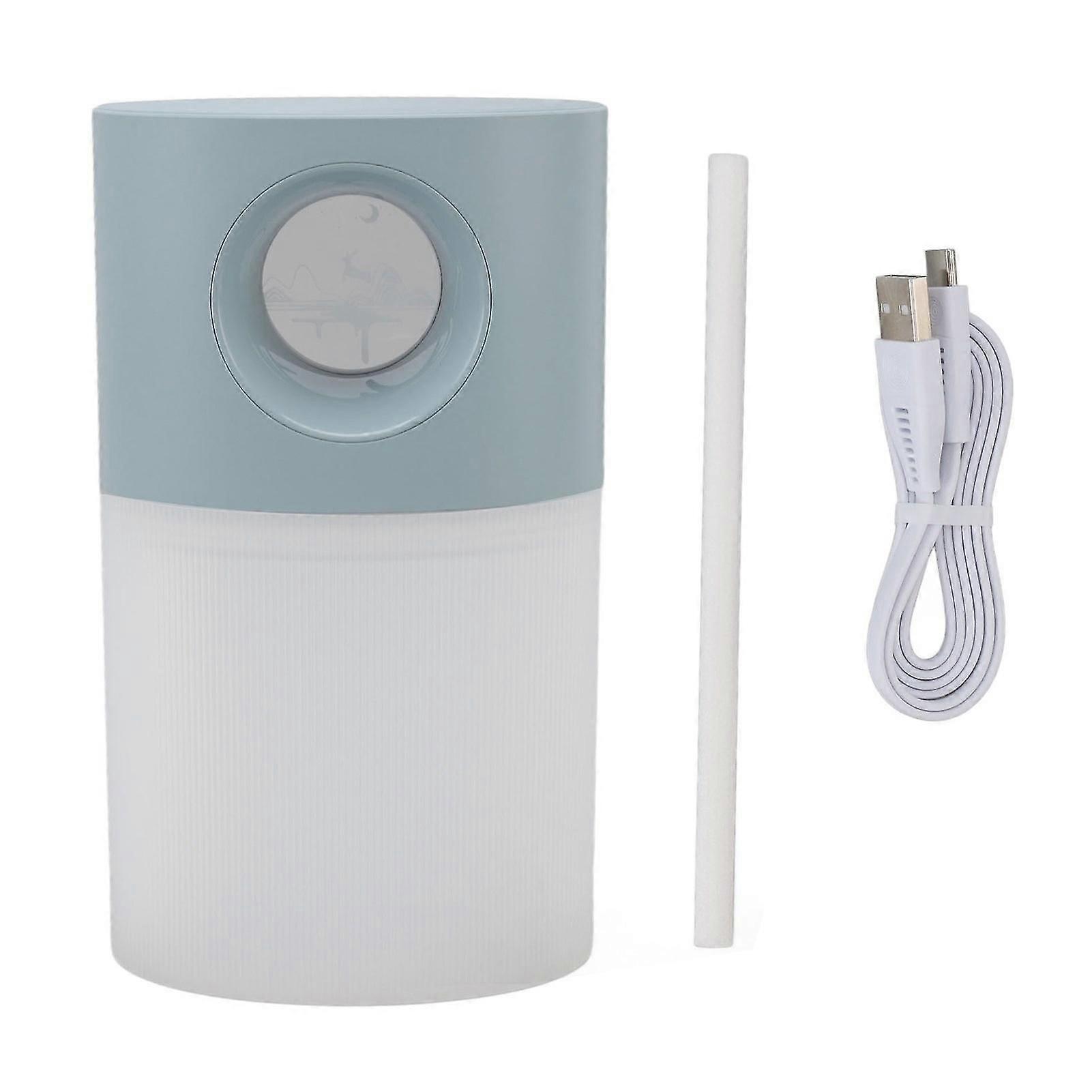 Mini Humidifier Quiet USB Rechargeable Fine Mist Portable Desktop Humidifier with Night Li