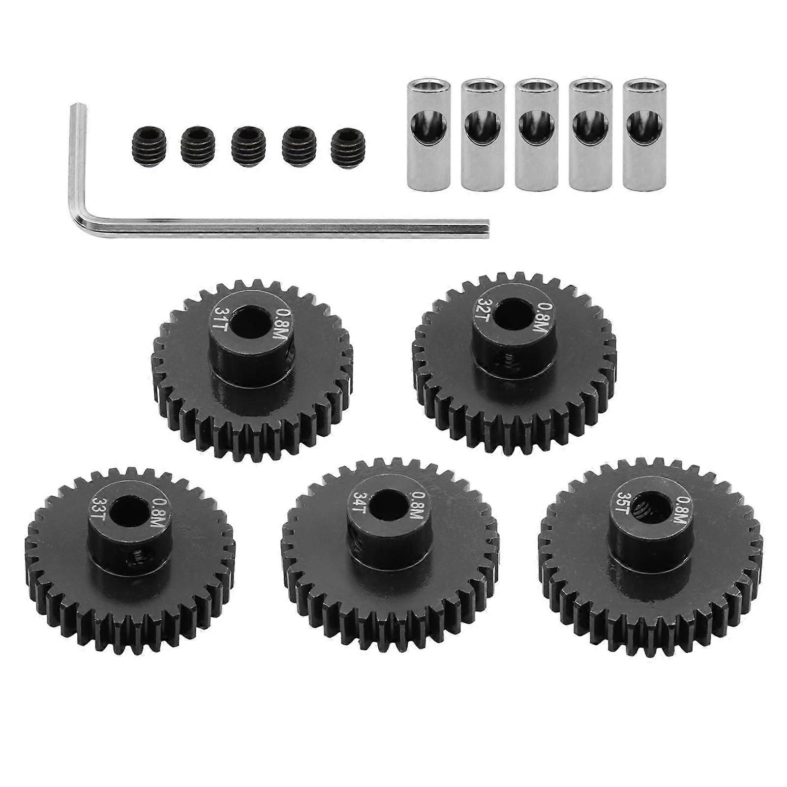 RC Crawler Steel Gear Set 11T-15T for Remote Control Truck Hobbyists Multi-Color